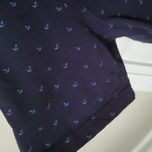 Denim & Flower polo with anchors - Picture 2 of 8